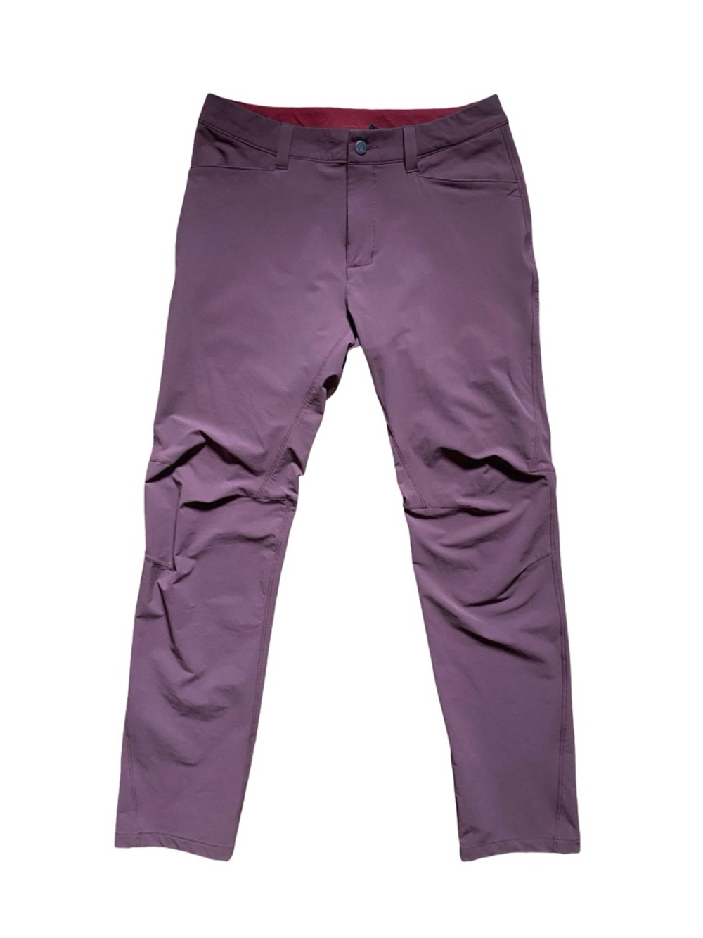 Rab Capstone Maroon/Burgundy “Peat Brown” Technical Pants Slim Stretch - Size 30
